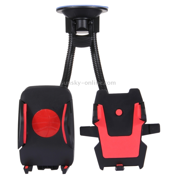 Suction Cup Couple Car Mount Holder Stand Suction Bracket with Adjustable Goose Neck for GPS & PDA & MP4 Suction Cup Couple Car Mount Holder Stand Suction Bracket with Adjustable Goose Neck for GPS & PDA & MP4