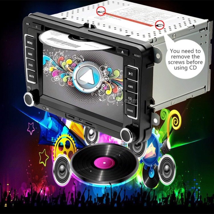 K0212 HD 7 인치 자동차 후면보기 미러 모니터 카메라 DVD 플레이어 GPS 네비게이션 플레이어 스테레오 라디오 폭스 ...