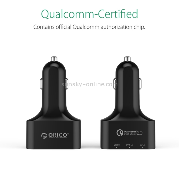 ORICO UCH-2U1Q 3 Ports QC2.0 USB Mini Quick Charger for Smartphones / iPad / Tablet etc.(Black) ORICO UCH-2U1Q 3 Ports QC2.0 USB Mini Quick Charger for Smartphones / iPad / Tablet etc.(Black)