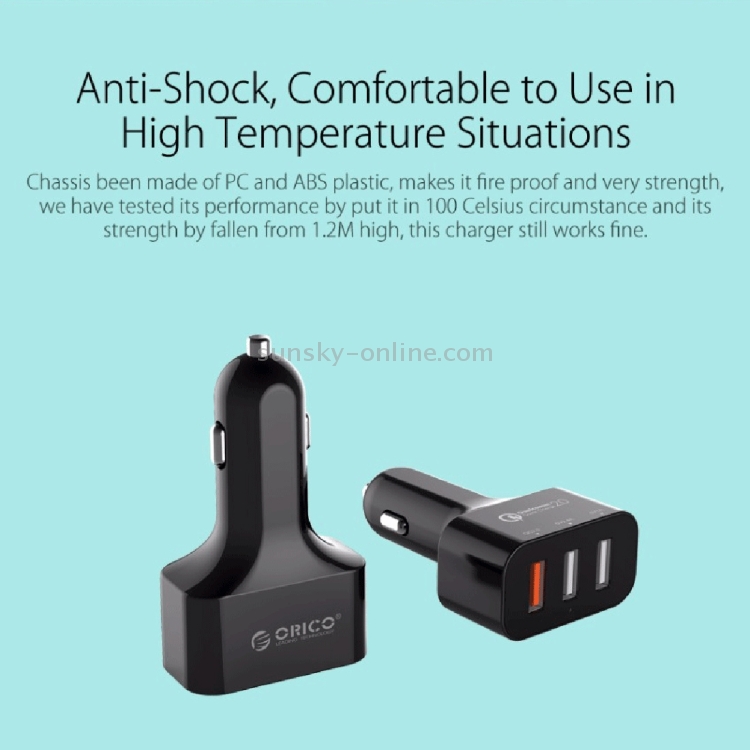 ORICO UCH-2U1Q 3 Ports QC2.0 USB Mini Quick Charger for Smartphones / iPad / Tablet etc.(Black) ORICO UCH-2U1Q 3 Ports QC2.0 USB Mini Quick Charger for Smartphones / iPad / Tablet etc.(Black)