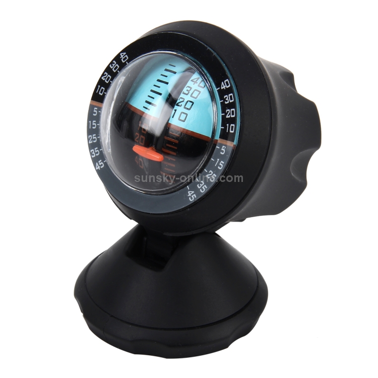 Inclinometro Indicatore di inclinazione Indicatore di livello Indicatore di  livello Slopemeter Finder Strumento Indicatore inclinometro veicolo auto  (nero)