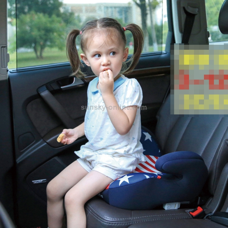Coussin de rehaussement de siège d'appoint de voiture d'interface ISOFIX  pour enfants, âge d'ajustement: 3-12 ans