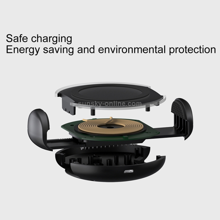 N8-2 9V 1.1A Output Double-sided Rubber Car Fast Wireless Charger N8-2 9V 1.1A Output Double-sided Rubber Car Fast Wireless Charger