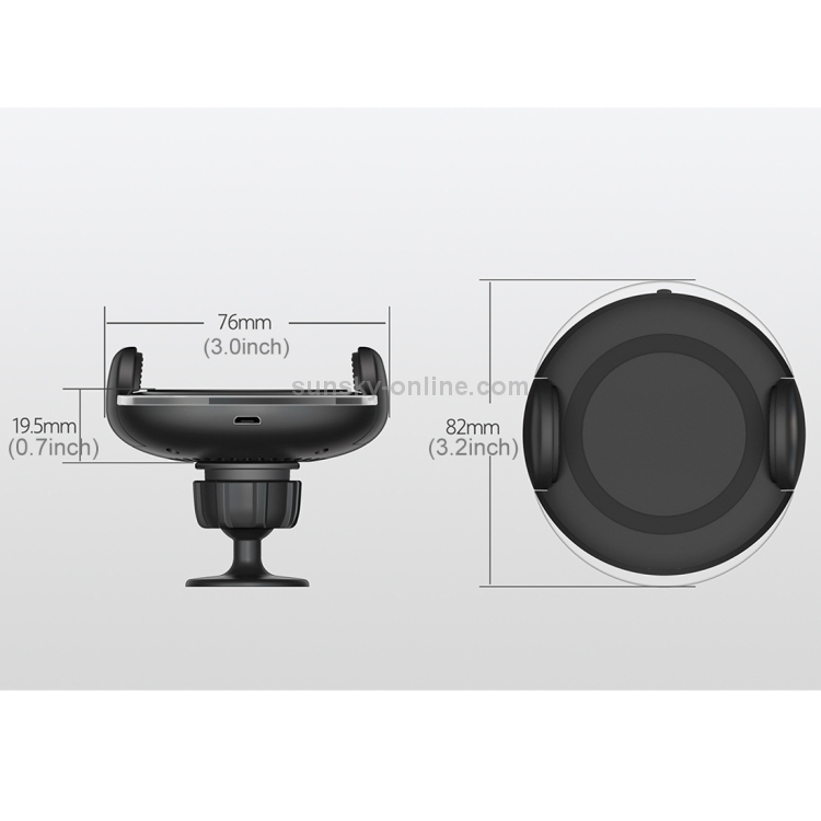 N8-2 9V 1.1A Output Double-sided Rubber Car Fast Wireless Charger N8-2 9V 1.1A Output Double-sided Rubber Car Fast Wireless Charger