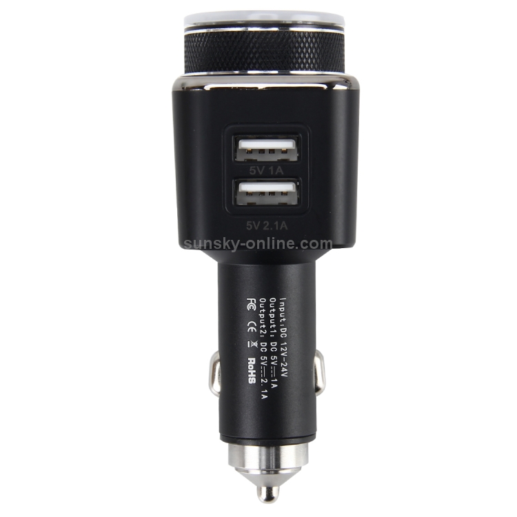 Intelligent Charger BT Car MP3 Player Car Charger Battery Voltage Displayed Dual USB Fast Charging Intelligent Charger BT Car MP3 Player Car Charger Battery Voltage Displayed Dual USB Fast Charging