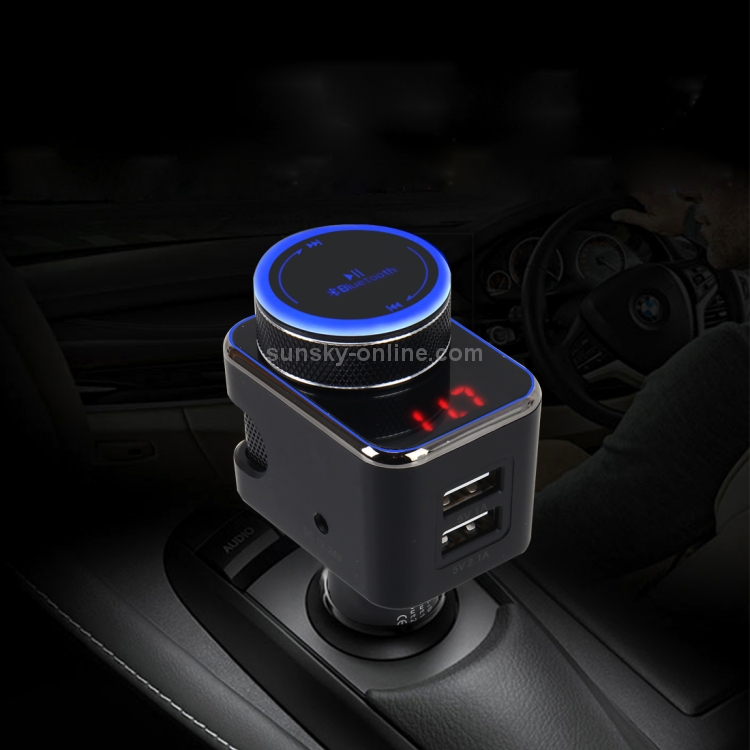 Intelligent Charger BT Car MP3 Player Car Charger Battery Voltage Displayed Dual USB Fast Charging Intelligent Charger BT Car MP3 Player Car Charger Battery Voltage Displayed Dual USB Fast Charging