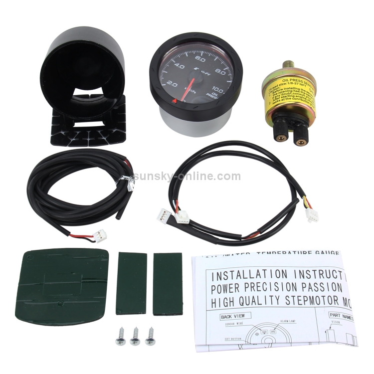 Universal Vacuum Gauge Car Vacuum Manometer Mini Dial Air Vacuum