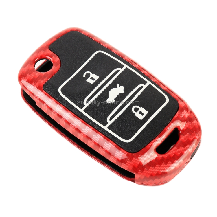 Car Key Fiber Texture Autoschlüssel-Schutzhülle für CHANGAN