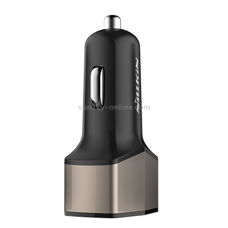 NILLKIN 5V 3.4A / 5V 3A Dual USB + USB-C / Type-C Three Ports Smart Car Charger NILLKIN 5V 3.4A / 5V 3A Dual USB + USB-C / Type-C Three Ports Smart Car Charger