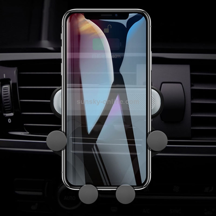 Universal Rotating Four Points Gravity Car Bracket for 4.7-6.5 inch Mobile Phones(Black) Universal Rotating Four Points Gravity Car Bracket for 4.7-6.5 inch Mobile Phones(Black)