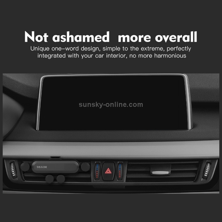 Universal Rotating Four Points Gravity Car Bracket for 4.7-6.5 inch Mobile Phones(Black) Universal Rotating Four Points Gravity Car Bracket for 4.7-6.5 inch Mobile Phones(Black)