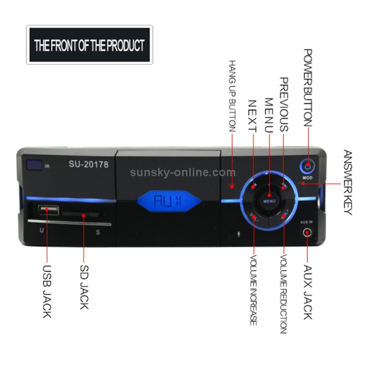 Convertidor Bluetooth de cuatro canales universal Cinta de coche MP3 / SBC  / Cassette de audio estéreo Bluetooth