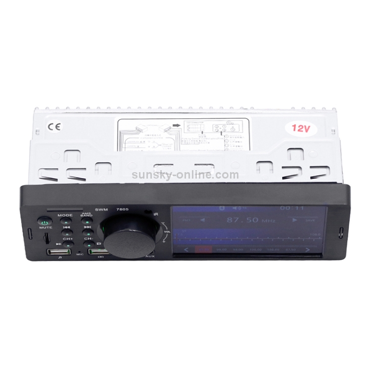 7805 4,1-Zoll-Universal-Autoradio-Empfänger MP5-Player, unterstützt FM-,  Bluetooth- und TF-Karten mit