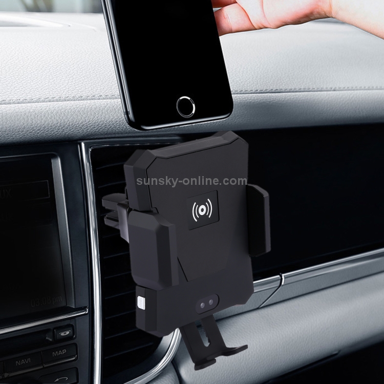 Automatic IR Car Air Vent Mount Phone Holder Qi Smart Wireless Charger Automatic IR Car Air Vent Mount Phone Holder Qi Smart Wireless Charger