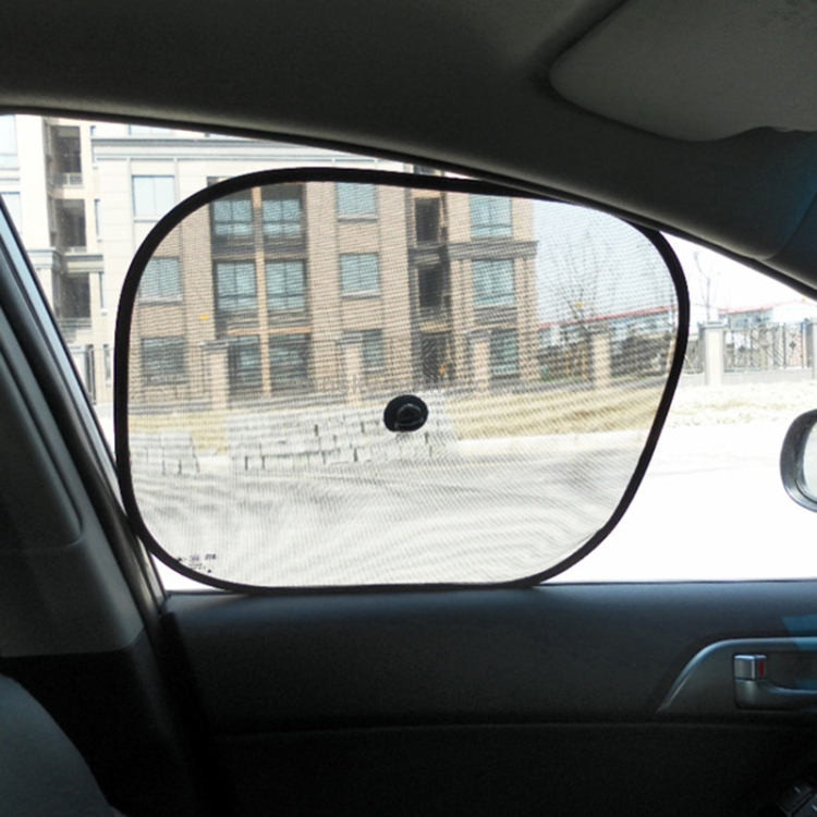 2 PCS Car Net Garn Sonnenschutzisolierung Fenster Sonnenschutzabdeckung,  Größe: 44 * 36 cm