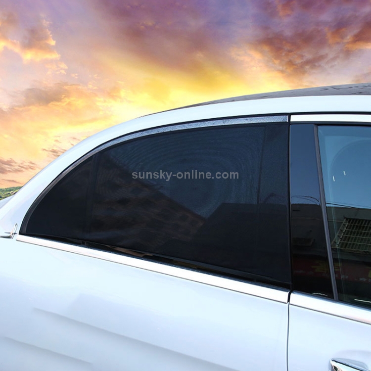 2pcs Auto Universal UV-Schutz Abdeckung Auto Auto Rückseite Seite Fenster  Sonnenschutz Mesh Netz