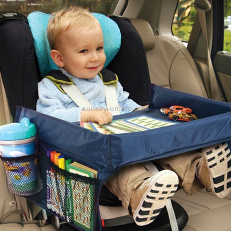 Enfant bébé enfant en bas âge poussette organisateur voyage collation jouet  siège de voiture plateau d'activité (violet)