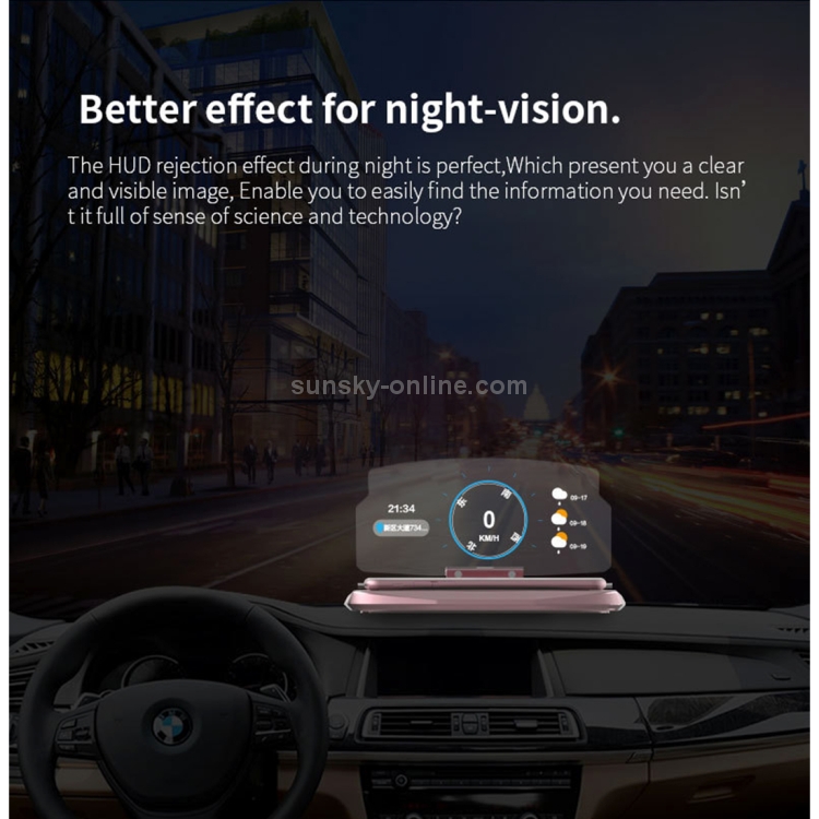 Universal Mobile GPS Navigation Bracket HUD Head Up Display Car Mobile Phone  Mount Stand (With Silicone Anti - skid)