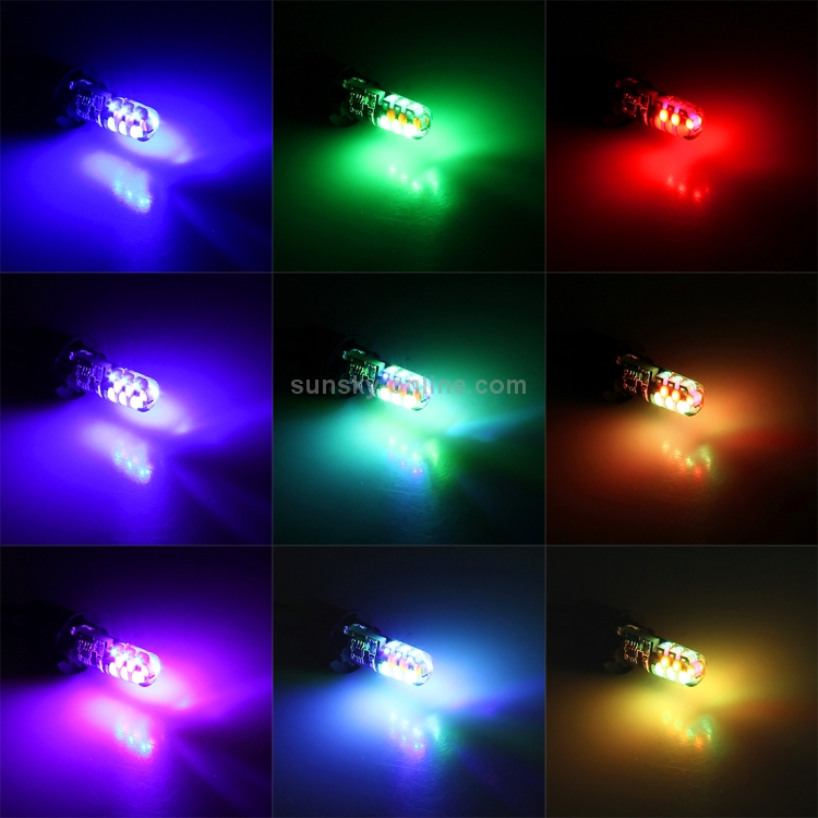 Las luces intermitentes LED T10 T10 RGB Canbus 194 Control Remoto  Accesorios de coche Auto espacio interior de las bombillas para autos -  China 194 Lámpara de automóviles, remoto