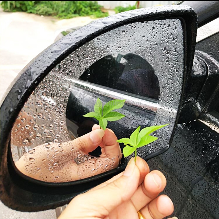 Auto PET Rückspiegel Schutzfenster Klar Antibeschlag Wasserdichte  Regenschutzfolie, Größe: 20 * 16cm