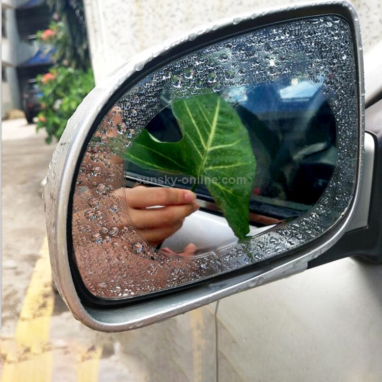 Hot Item] Clear Pet Car Rearview Mirror Sticker Anti-Fog Rain
