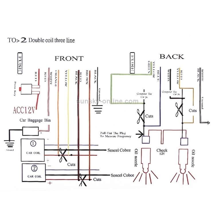 12+ Flamethrower Kit For Car