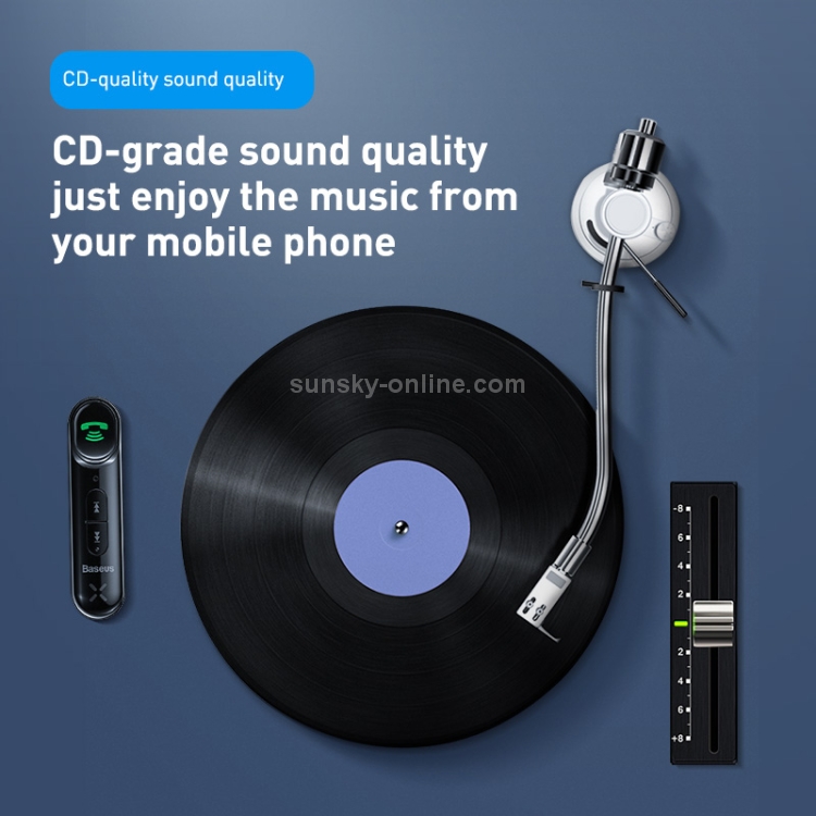 Baseus Qiyin AUX Car Bluetooth Receiver Baseus Qiyin AUX Car Bluetooth Receiver
