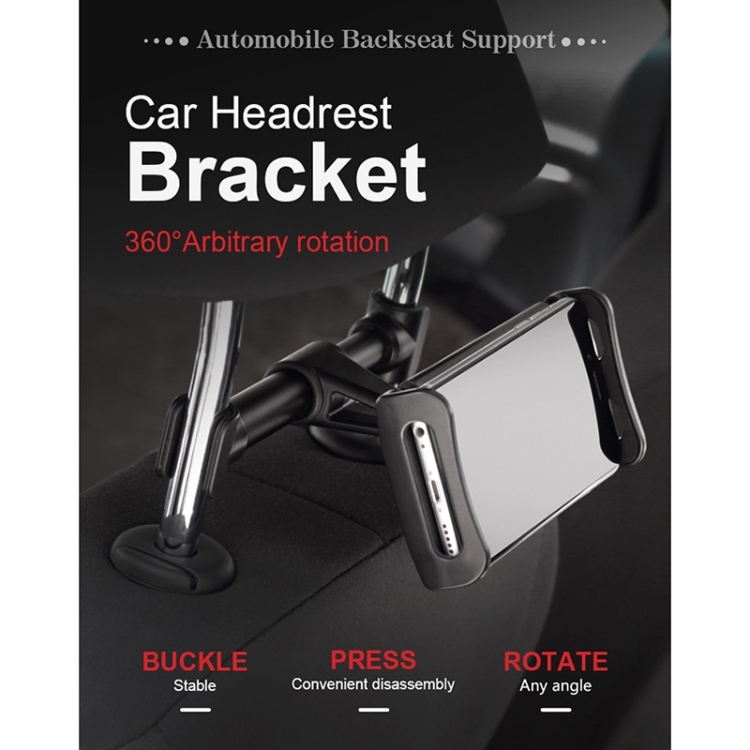 p-01 Auto Car Seatback Tablet PC / Mobilephone Holder (Black) p-01 Auto Car Seatback Tablet PC / Mobilephone Holder (Black)