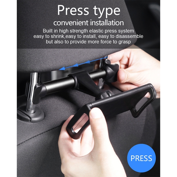 p-01 Auto Car Seatback Tablet PC / Mobilephone Holder (Black) p-01 Auto Car Seatback Tablet PC / Mobilephone Holder (Black)