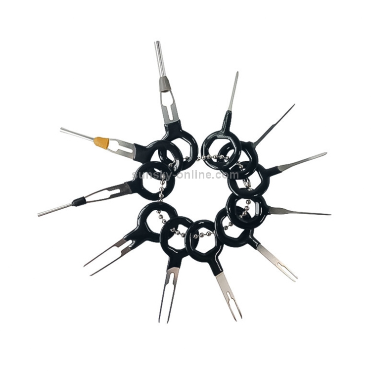 11 PCS Auto Car Plug Circuit Board Wire Harness Terminal Extraction Pick Connector  Crimp Pin Back Needle Remove Tool