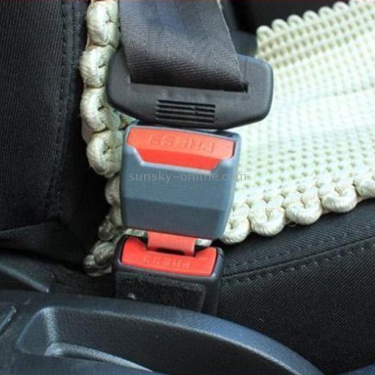 2 PCS RS-01 boucle d'extension noir de ceinture de sécurité de voiture  universelle
