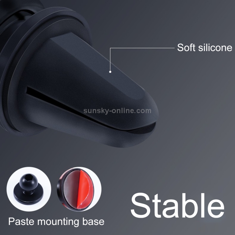 Universal Car Air Vent Mount Phone Holder Stand, Clip Width: 6-8.5cm Universal Car Air Vent Mount Phone Holder Stand, Clip Width: 6-8.5cm