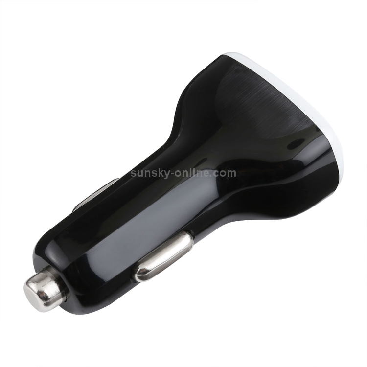 LZ-429 QC3.0 2.4A Three USB Ports Smart Quick Car Charger(Black) LZ-429 QC3.0 2.4A Three USB Ports Smart Quick Car Charger(Black)