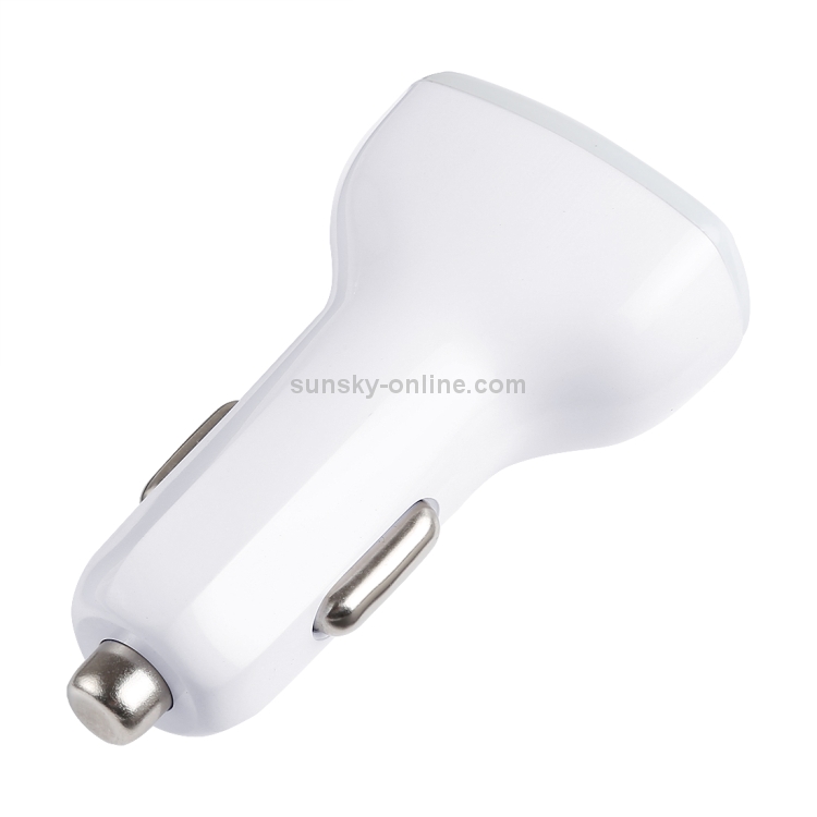 LZ-431 3.4A Type-C Three USB Ports Fast Car Charger(White) LZ-431 3.4A Type-C Three USB Ports Fast Car Charger(White)