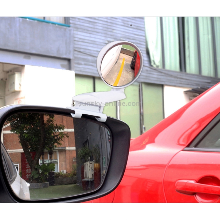 Miroir d’angle mort, miroir d’angle mort extérieur de voiture Miroir  d’angle mort réglable à 360 degrés Miroir d’angle mort à vue latérale