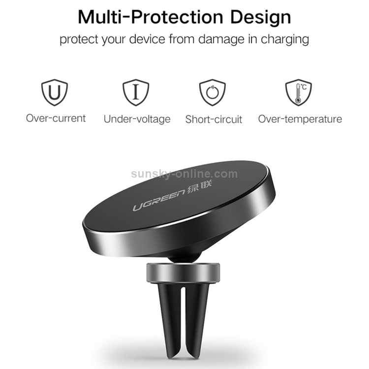 10W Aluminum Alloy Magnetic QI Standard Car Air Outlet Vent Wireless fast Charger with Intelligent LED Indicator 10W Aluminum Alloy Magnetic QI Standard Car Air Outlet Vent Wireless fast Charger with Intelligent LED Indicator