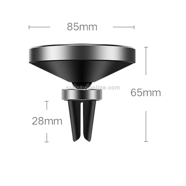 10W Aluminum Alloy Magnetic QI Standard Car Air Outlet Vent Wireless fast Charger with Intelligent LED Indicator 10W Aluminum Alloy Magnetic QI Standard Car Air Outlet Vent Wireless fast Charger with Intelligent LED Indicator