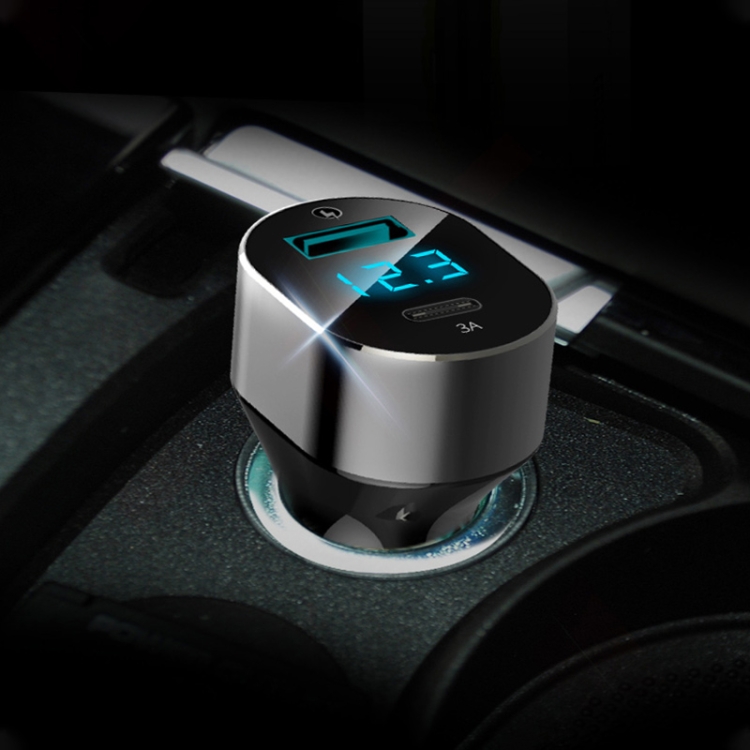 CYKE C12 QC 3.0 3A Dual USB Digital Display Car Charger CYKE C12 QC 3.0 3A Dual USB Digital Display Car Charger