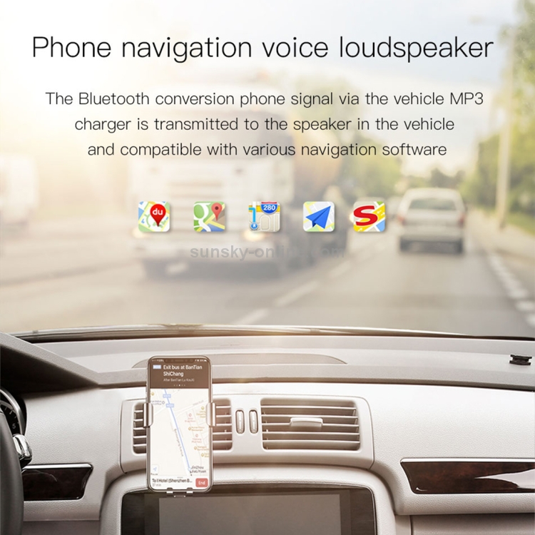 Baseus T Typed Bluetooth MP3 Car Charger Baseus T Typed Bluetooth MP3 Car Charger