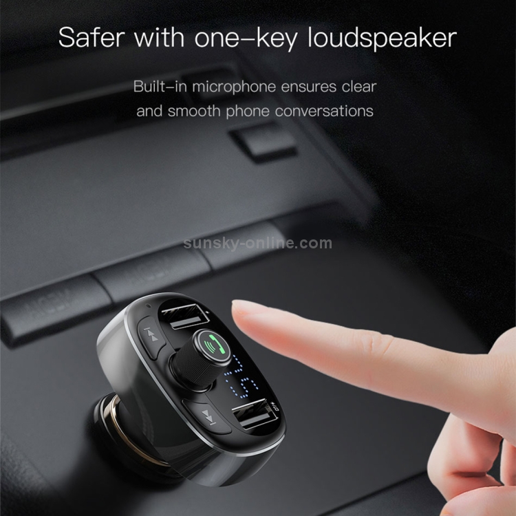 Baseus T Typed Bluetooth MP3 Car Charger Baseus T Typed Bluetooth MP3 Car Charger