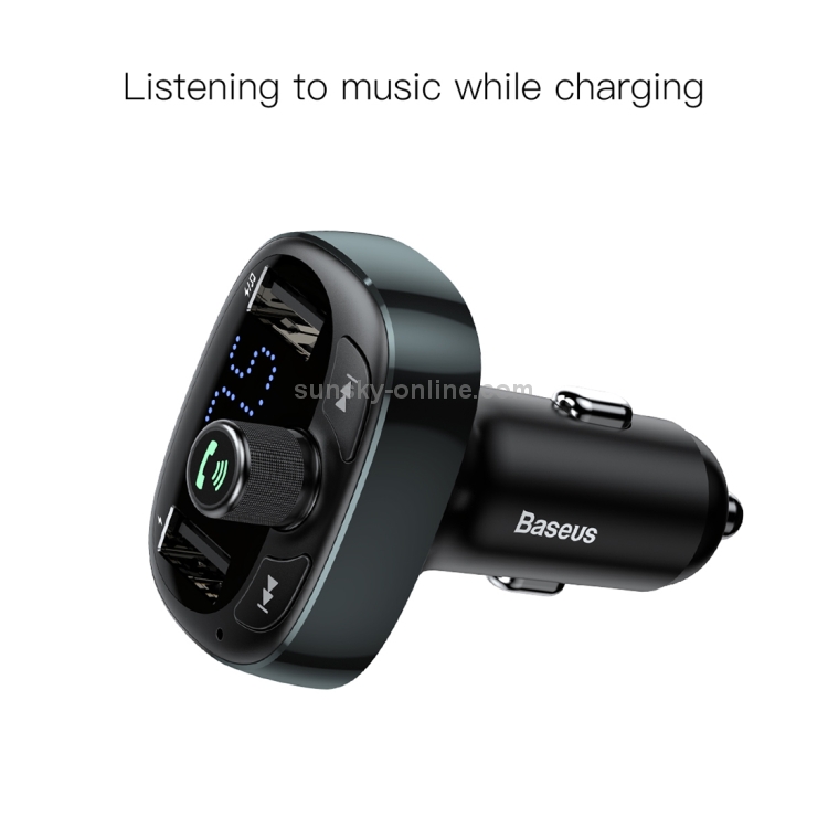 Baseus T Typed Bluetooth MP3 Car Charger Baseus T Typed Bluetooth MP3 Car Charger