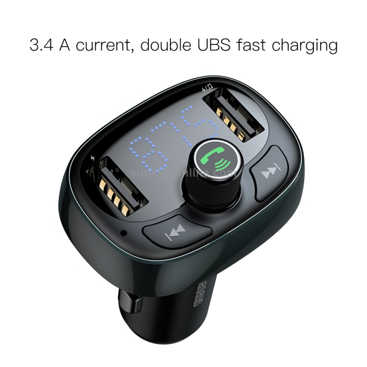 Baseus T Typed Bluetooth MP3 Car Charger Baseus T Typed Bluetooth MP3 Car Charger