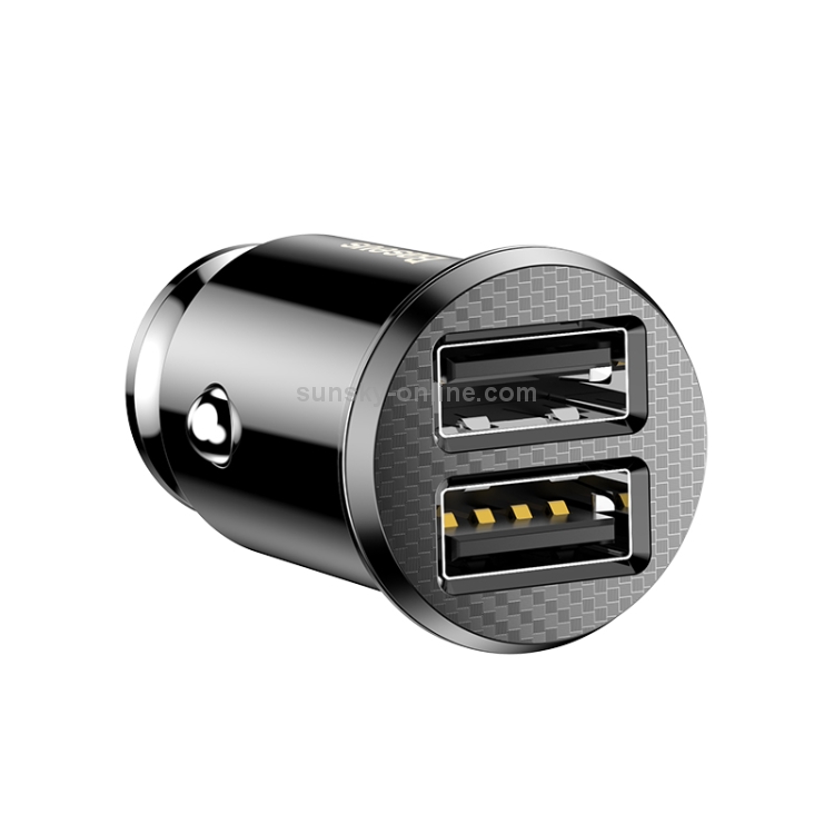 Baseus Grain Dual USB Smart Car Charger 3.1A Max Output Baseus Grain Dual USB Smart Car Charger 3.1A Max Output