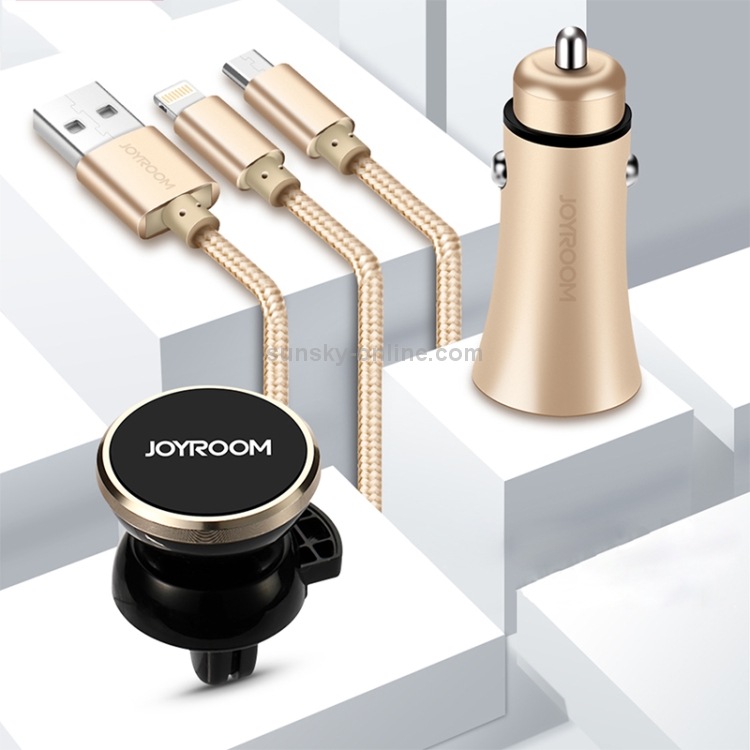 JOYROOM C-M213 Vehicle Charging Kit Dual USB Port 2.1A Car Charger JOYROOM C-M213 Vehicle Charging Kit Dual USB Port 2.1A Car Charger