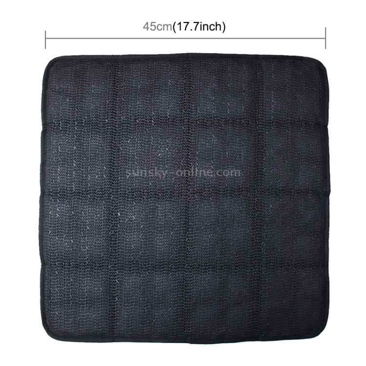 Coussin de siège en tissu glacé pour tapis de siège de voiture d