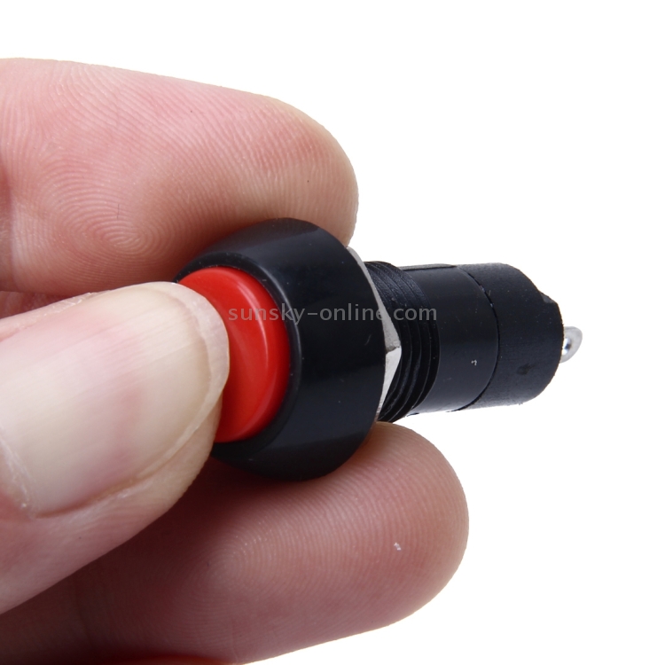 Car Auto Universal DIY 2 Pin Round Cap OFF- ON Push Button