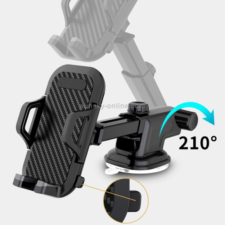 Multi-function Vehicle Navigation Frame Suction Cup Car Mount Phone Holder(Black) Multi-function Vehicle Navigation Frame Suction Cup Car Mount Phone Holder(Black)