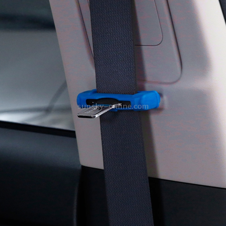 Universell verstellbarer Auto-Sicherheitsgurt-Schnallenstecker Schutzhülle  Koffer Sicherheitsgurt-Schnalle (blau)