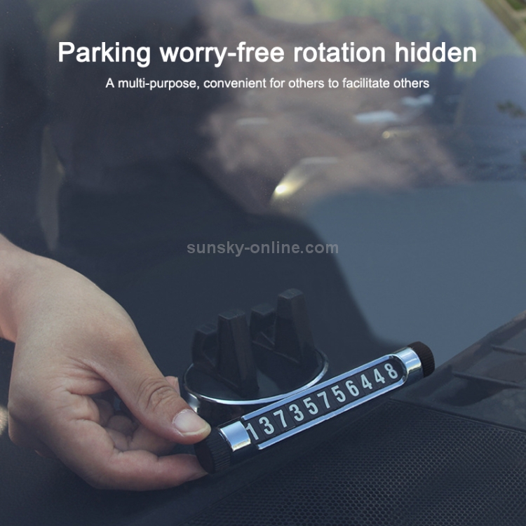 Multi-function Car Instrument Panel Mobile Phone Holder Temporary Parking Card(Silver) Multi-function Car Instrument Panel Mobile Phone Holder Temporary Parking Card(Silver)