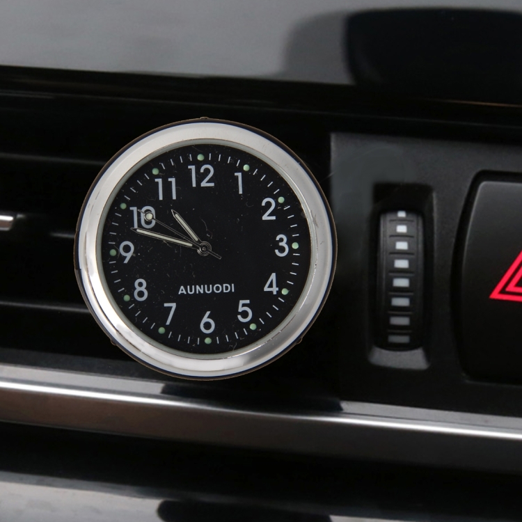 Auto-Steckdose, Auto-Leuchtmaterial, Auto-Uhr, elektronische Uhr,  Auto-Klimaanlage, Parfüm-Ornamente (schwarz)
